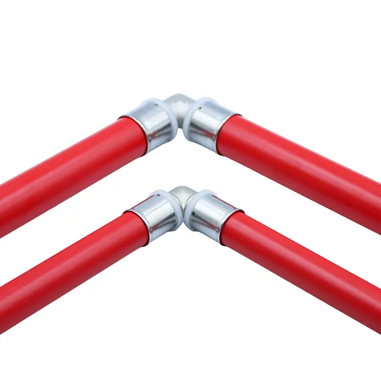 Conector de cotovelo de latão com ajuste por pressão