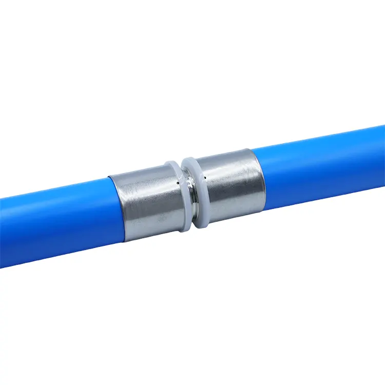 Conector reto de latão prensado para linhas de fluido